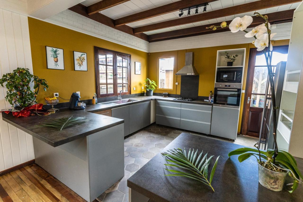 Magnifique Villa Creole Villa Ti Bout Bois Avec Cheminee Au Tevelave Les Avirons 外观 照片